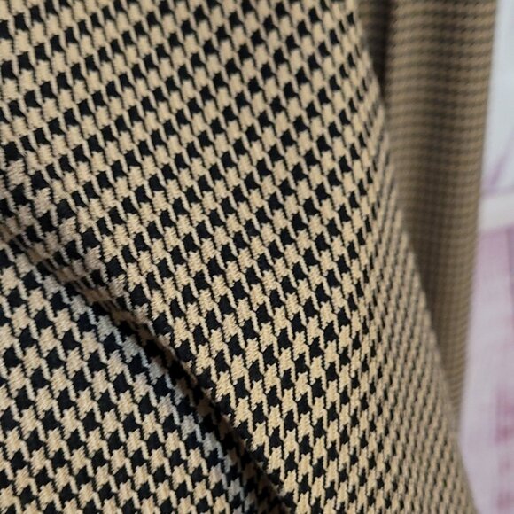 Talbots Houndstooth Womens Pants Size 14P Black & Beige Heritage Collection - Picture 8 of 13